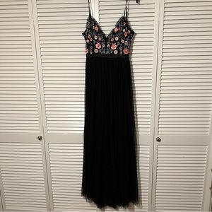 Needle and Thread Embellished Low Back Gown